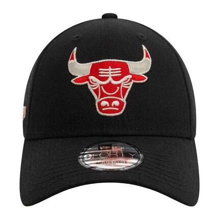 Casquette De Baseball Motif/style Chicago Bulls 9FORTY (Noir)