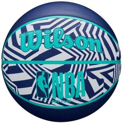 Nba drv plus dazzle geo basketbal (marineblauw/blauw)