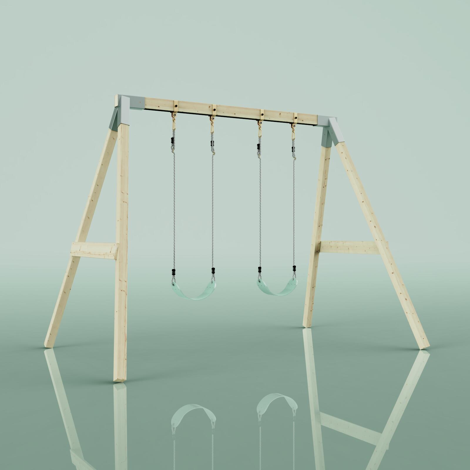 Schaukel Nachtfalter in Mintgrün - 182 × 286 × 212 cm 4/6