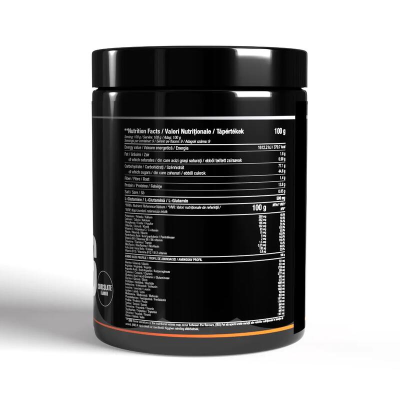Gainer pentru creștere în greutate și masă musculară, Pro Mass, Ciocolată, 900g