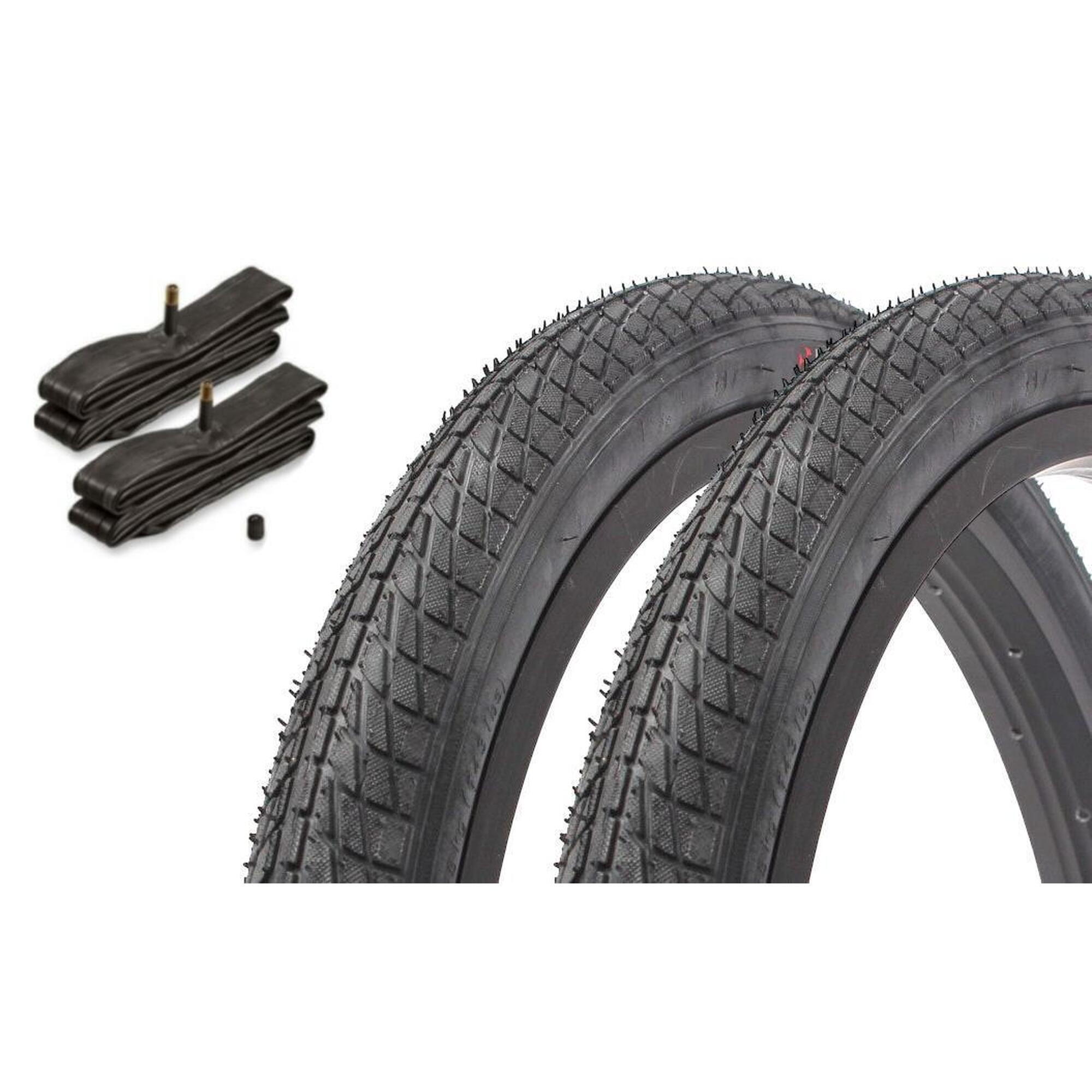 KUJO Sada plášťů BMX KUJO Tony T 20 palců x 1,75 palců + duše AV