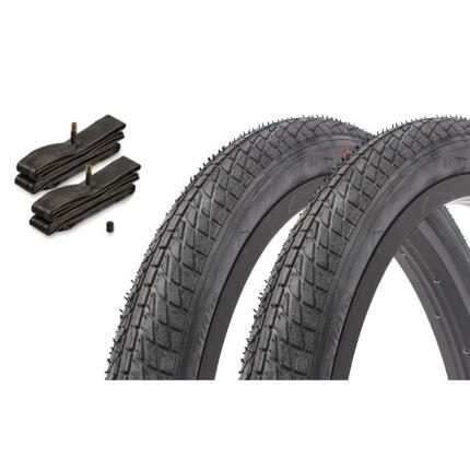 Zestaw opon BMX KUJO Tony T 20 cali x 1,75 cali + dętka AV