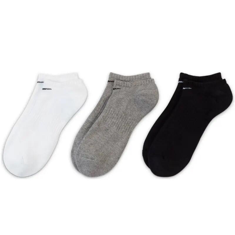 Nike Everyday Cushioned No Show Trainingssocken, 3er-Pack, SX7673-901, kurz 4/6
