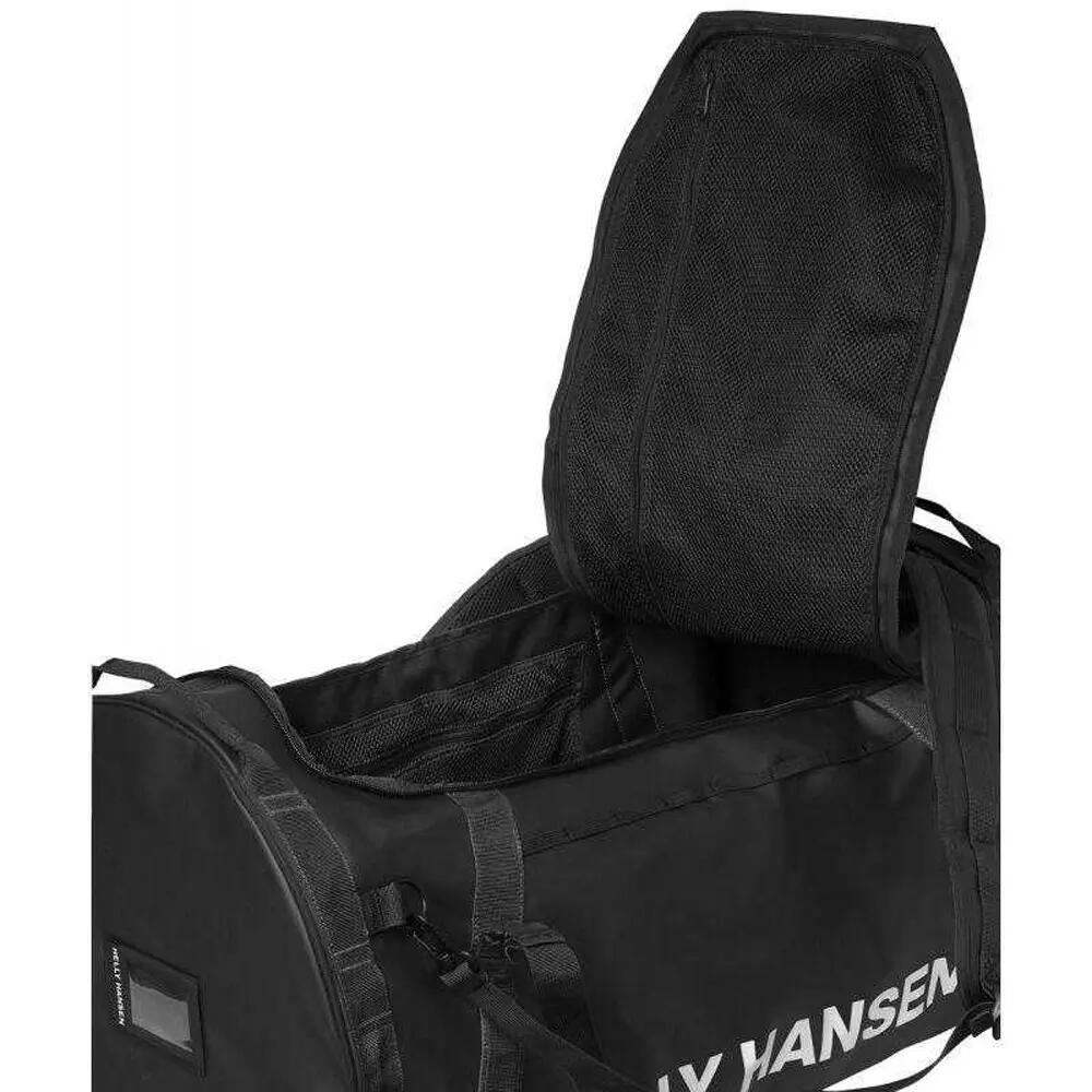 2 Logo 70L Duffle Bag (Black/White) One Size 3/4