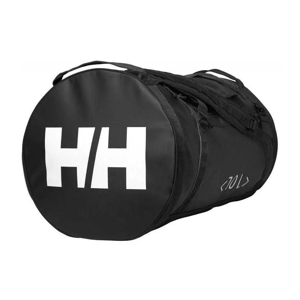 2 Logo 70L Duffle Bag (Black/White) One Size 2/4