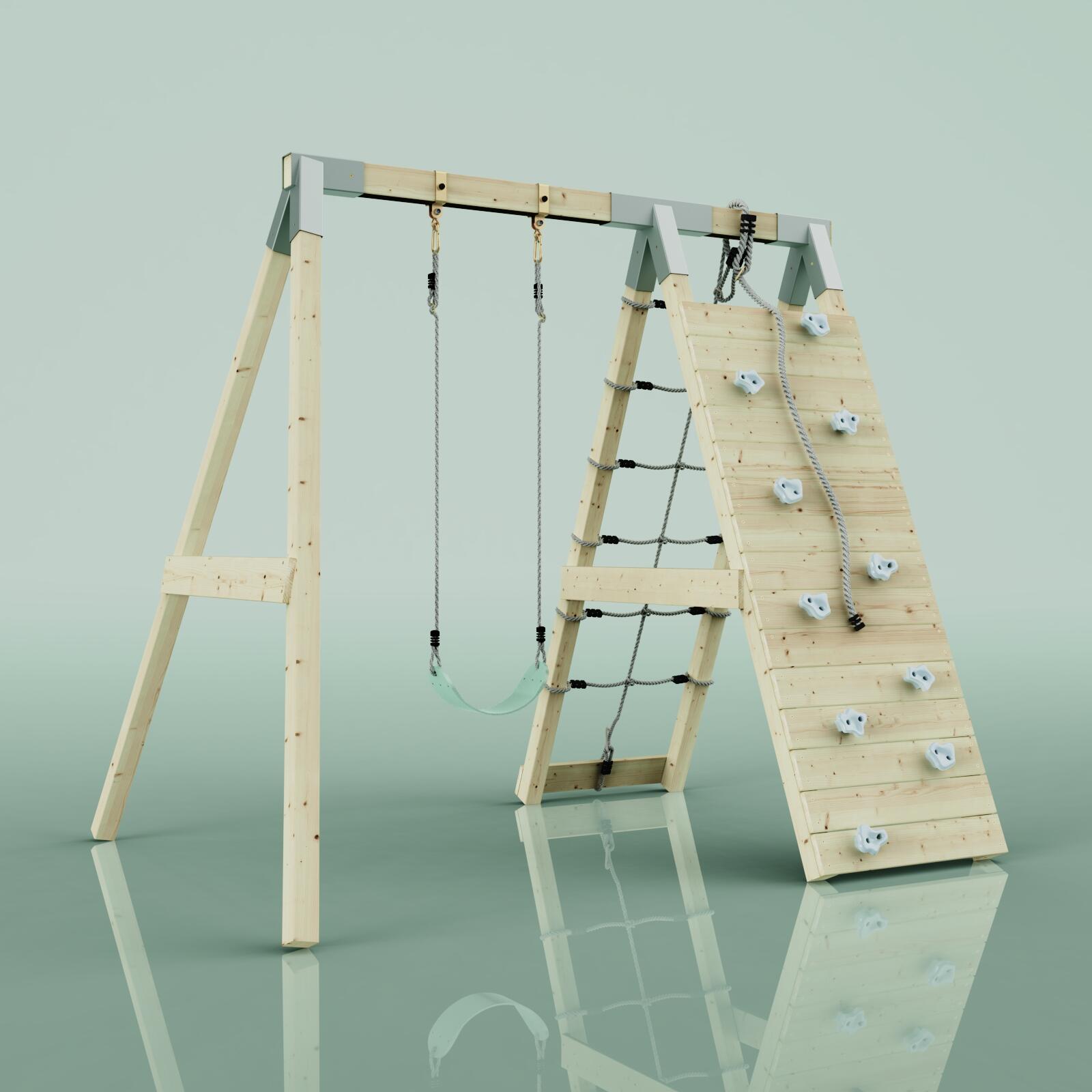 Klettergerüst Chamäleon in Mintgrün - 182 × 236 × 212 cm 4/6