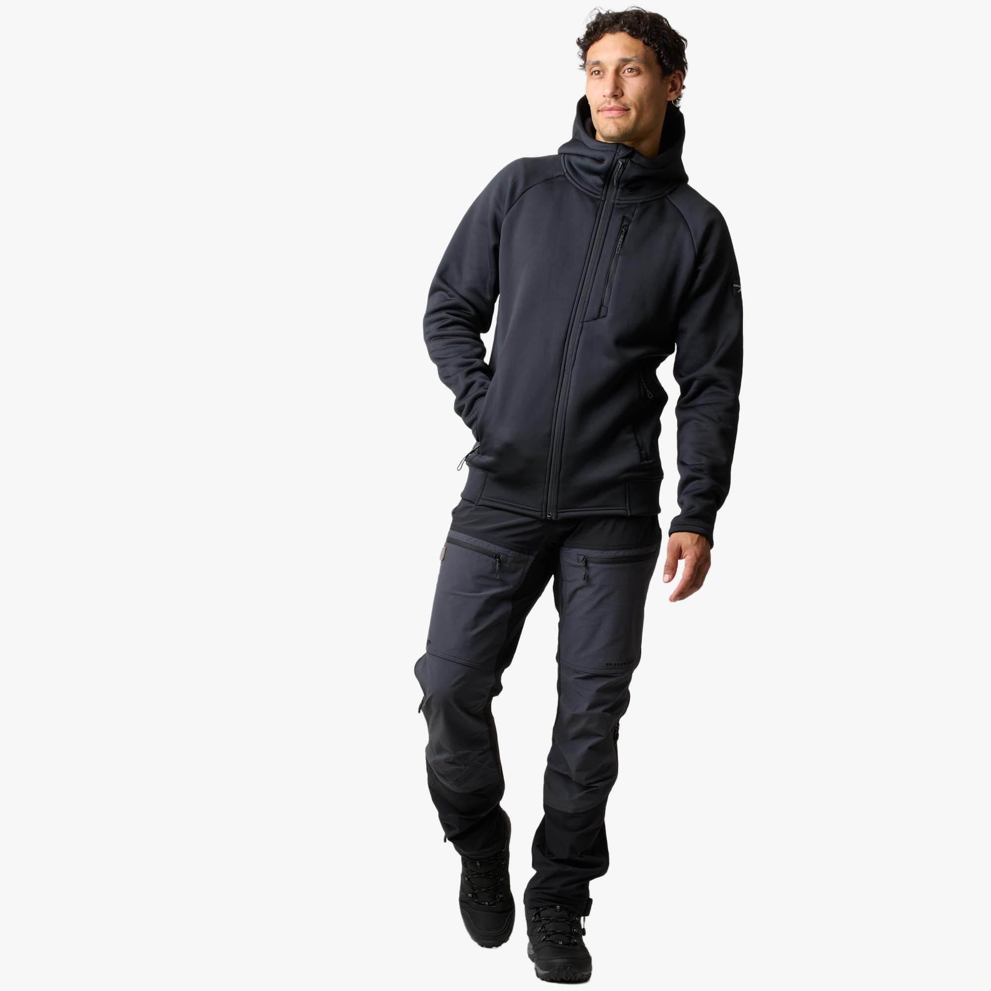 Bluza polarowa turystyka męska Swedemount Lofoten Tech Stretch Hood 3/7