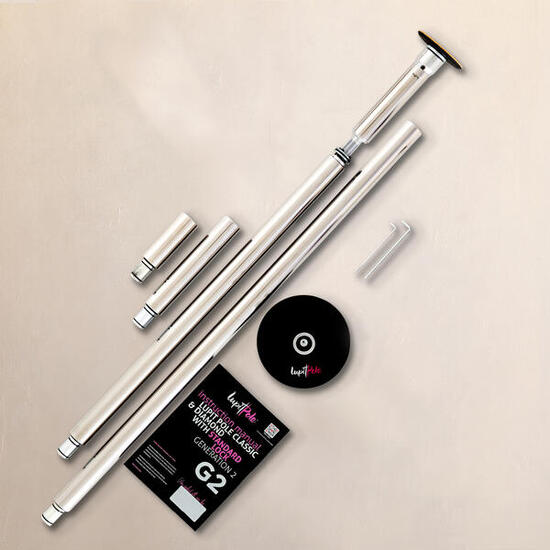 Classic G2 Standard Lock, portable barre de danse, CHROMÉ, 45 mm