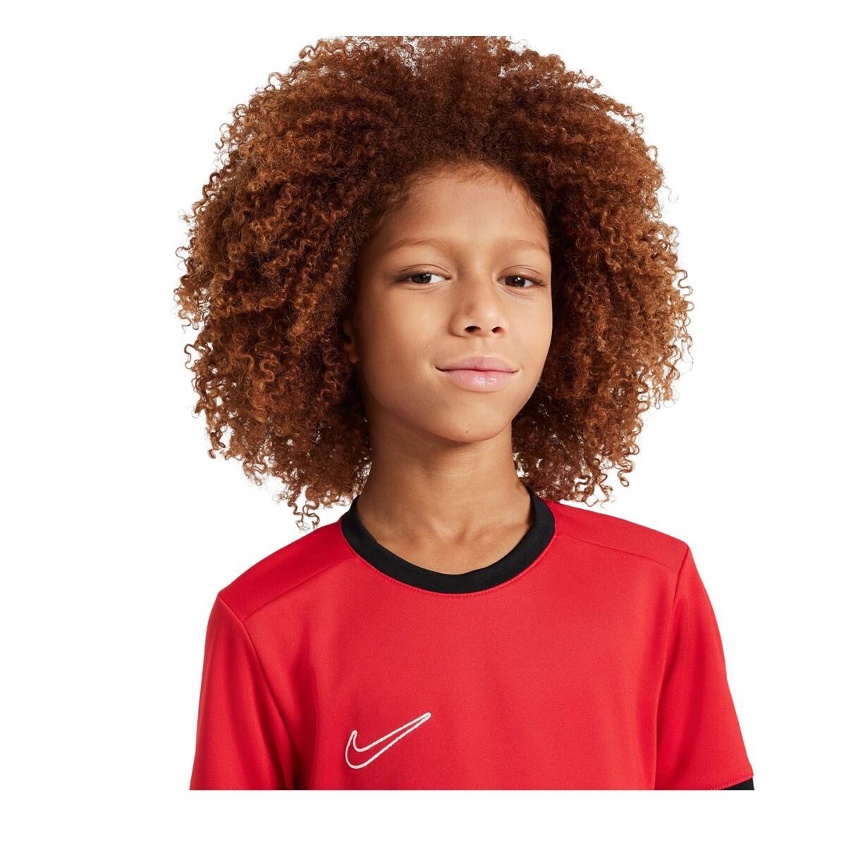 Jersey Academy 25 de DriFIT de Manga Corta para Niños/Niñas Rojo 4/7