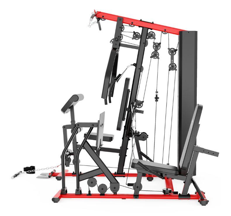 Deluxe Krachtstation voor Thuis met Leg Press HG9000 - Gebruikersgewicht 136kg 6/7