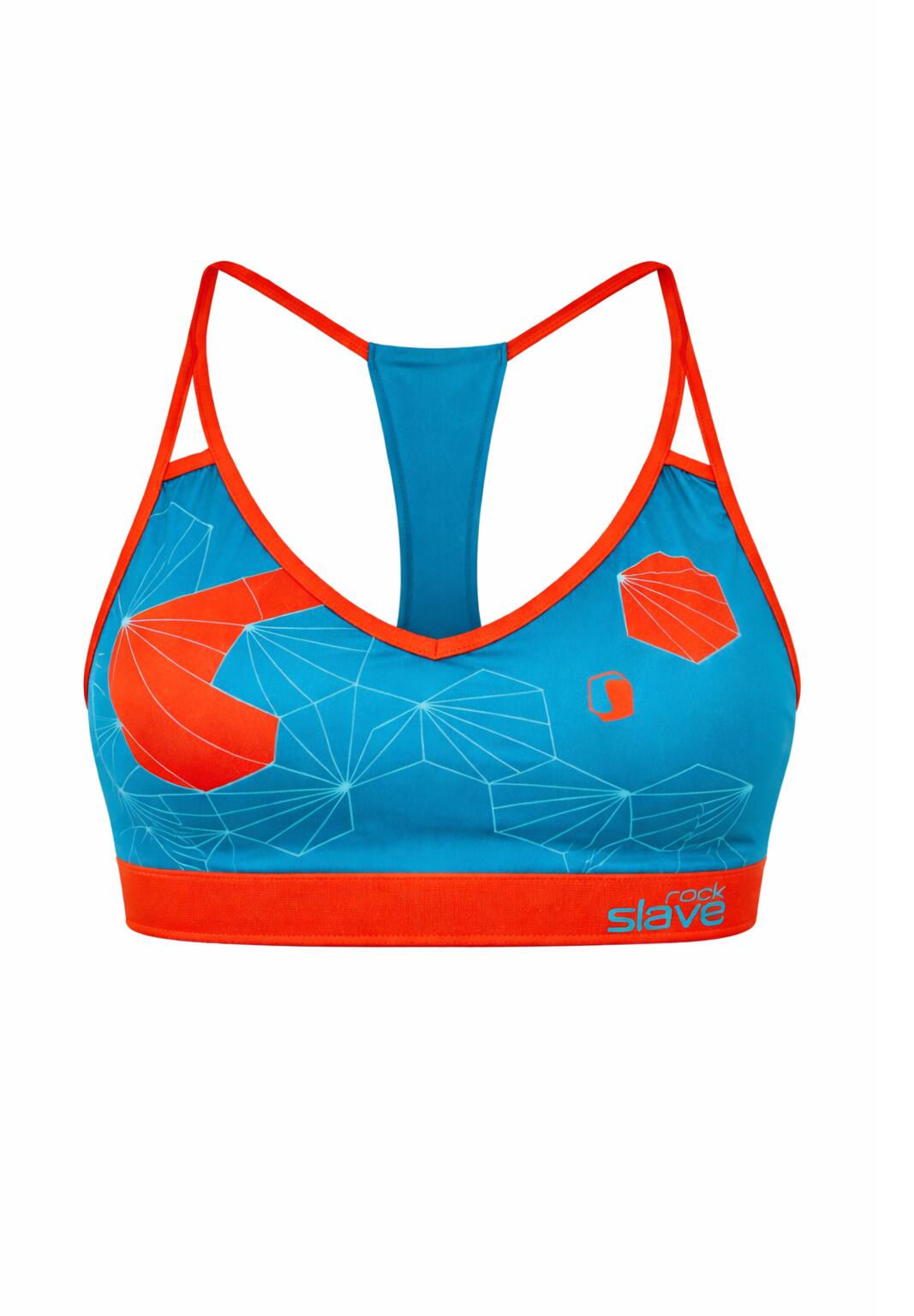Brassière de bain Ferrino Elo Rock Slave femme bleu/rouge 2/5