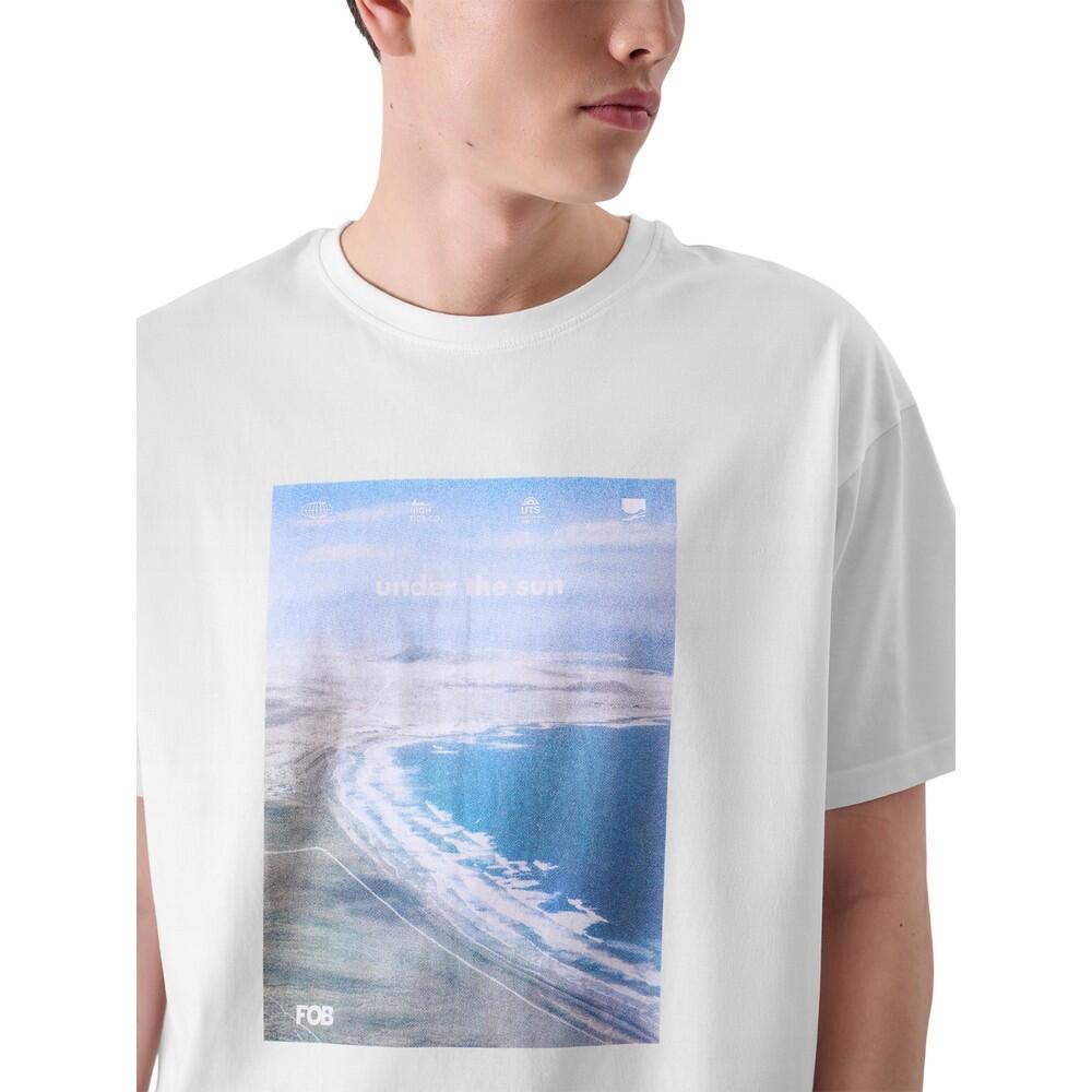 Tshirt Style Imprimé Homme (Blanc) 4/4