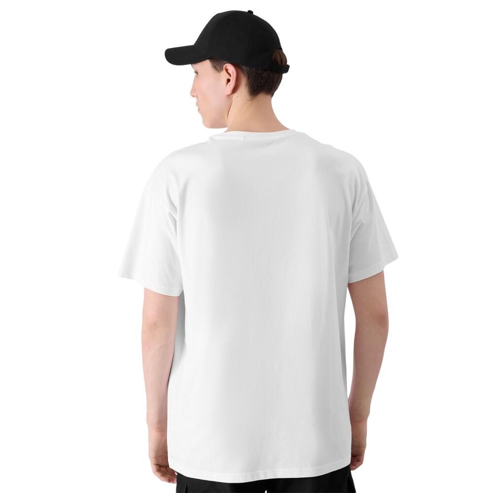 Tshirt Style Imprimé Homme (Blanc) 3/4