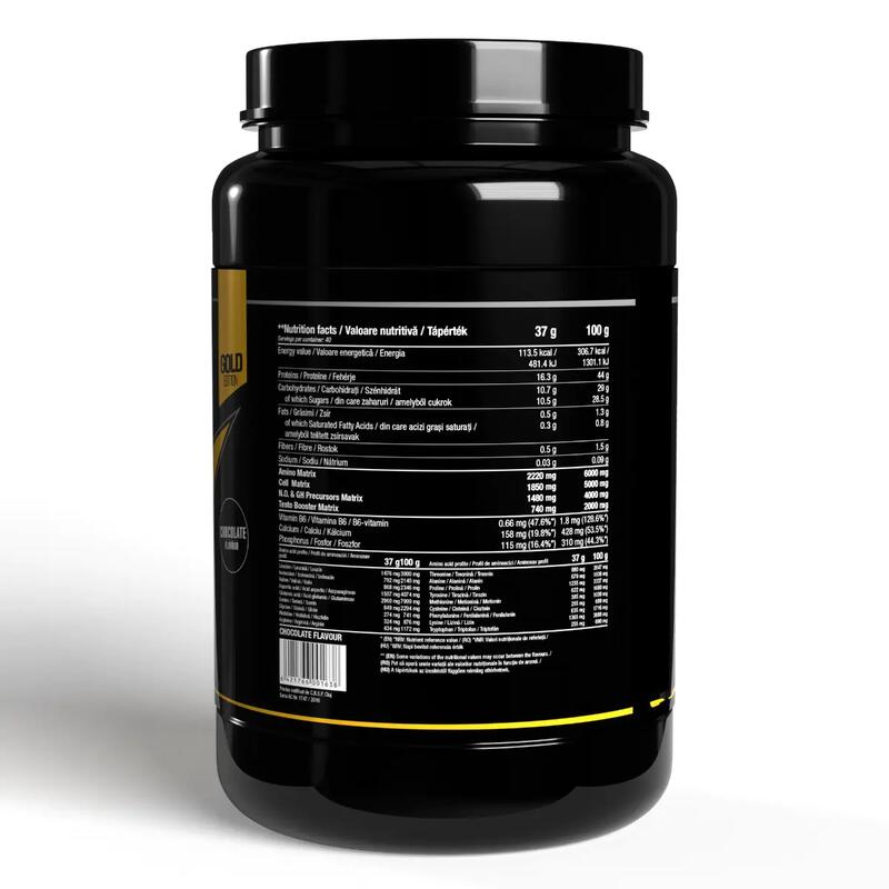 Mix proteic pentru creștere rapidă, GFX-GOLD, Ciocolată, 1500g