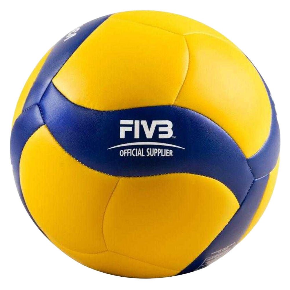 V360WSL Embleem Volleybal (Blauw/Geel) 5 2/3