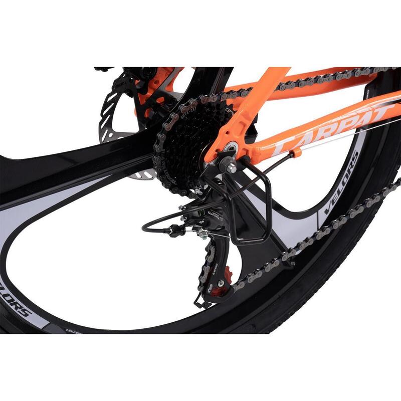 Bicicleta MTB , roata 26 inch din magneziu, portocaliu
