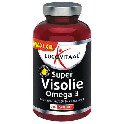 Lucovitaal super omega 3 visolie 210 capsules maxi xxl