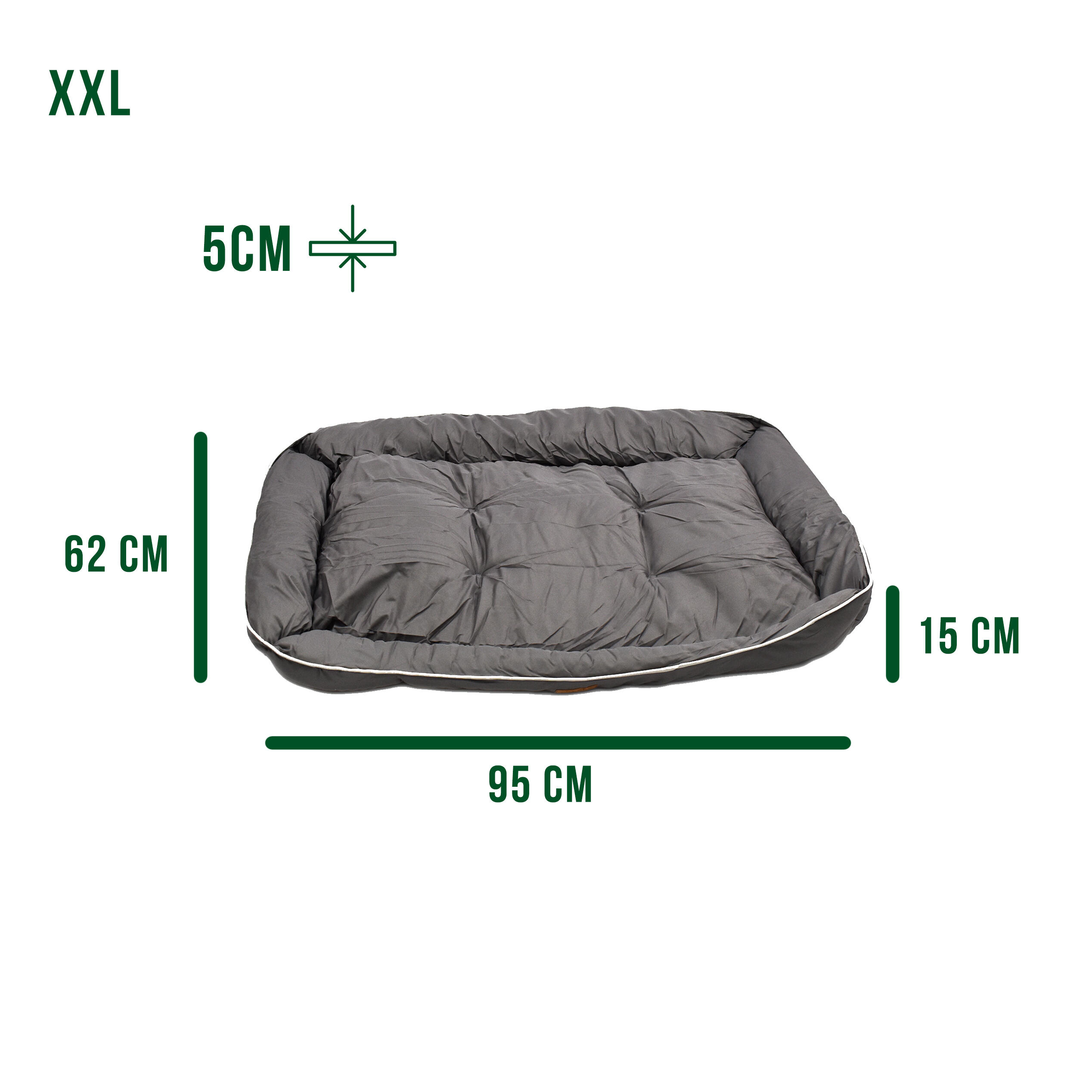 Cesta para perro tipo cama para maletero XXL 6/7