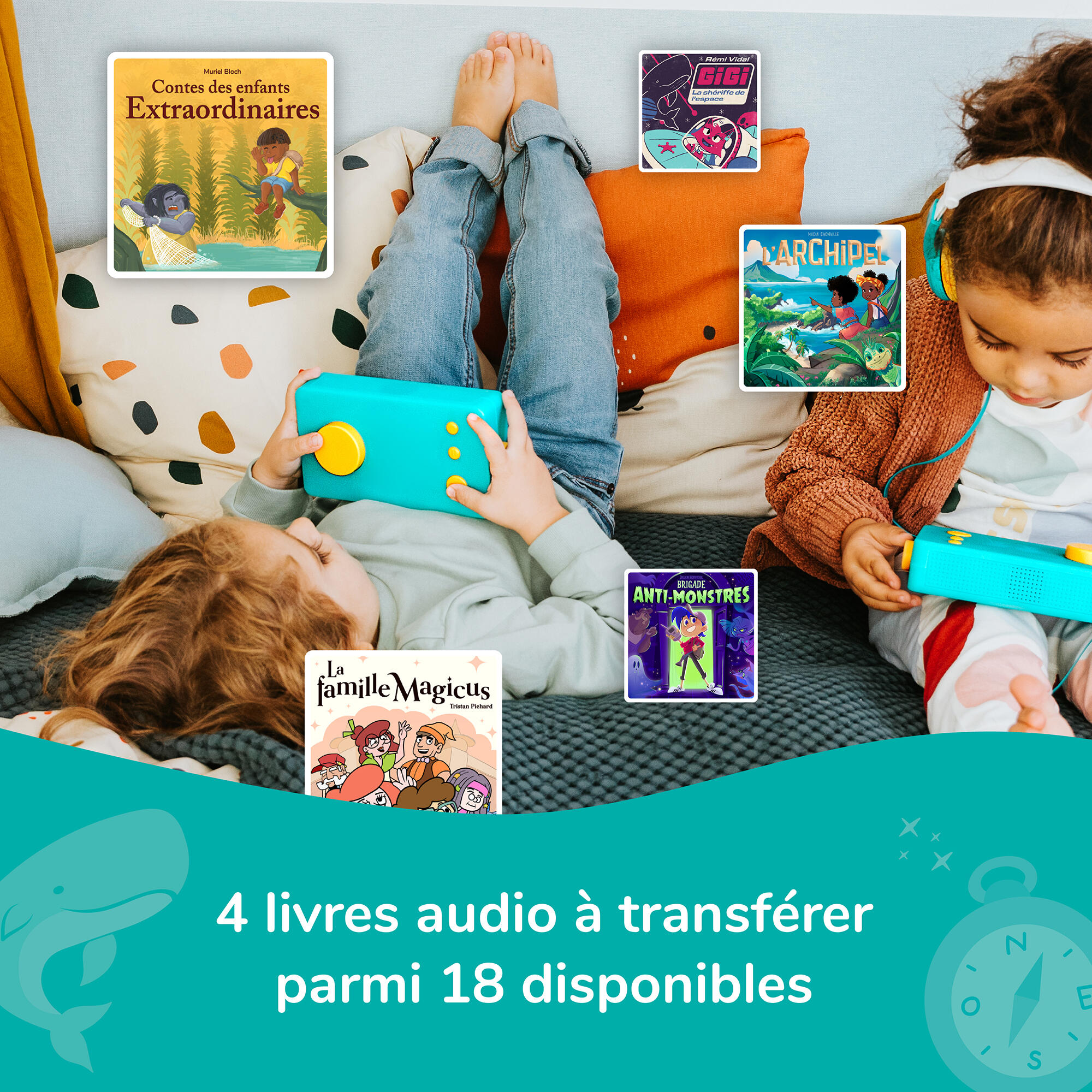Lunii – Fabrique à Histoires avec livres audio – Thème Aventures fantastiques 3/7