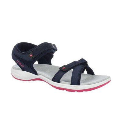 Dames adib leren hiking sandalen (marineblauw)