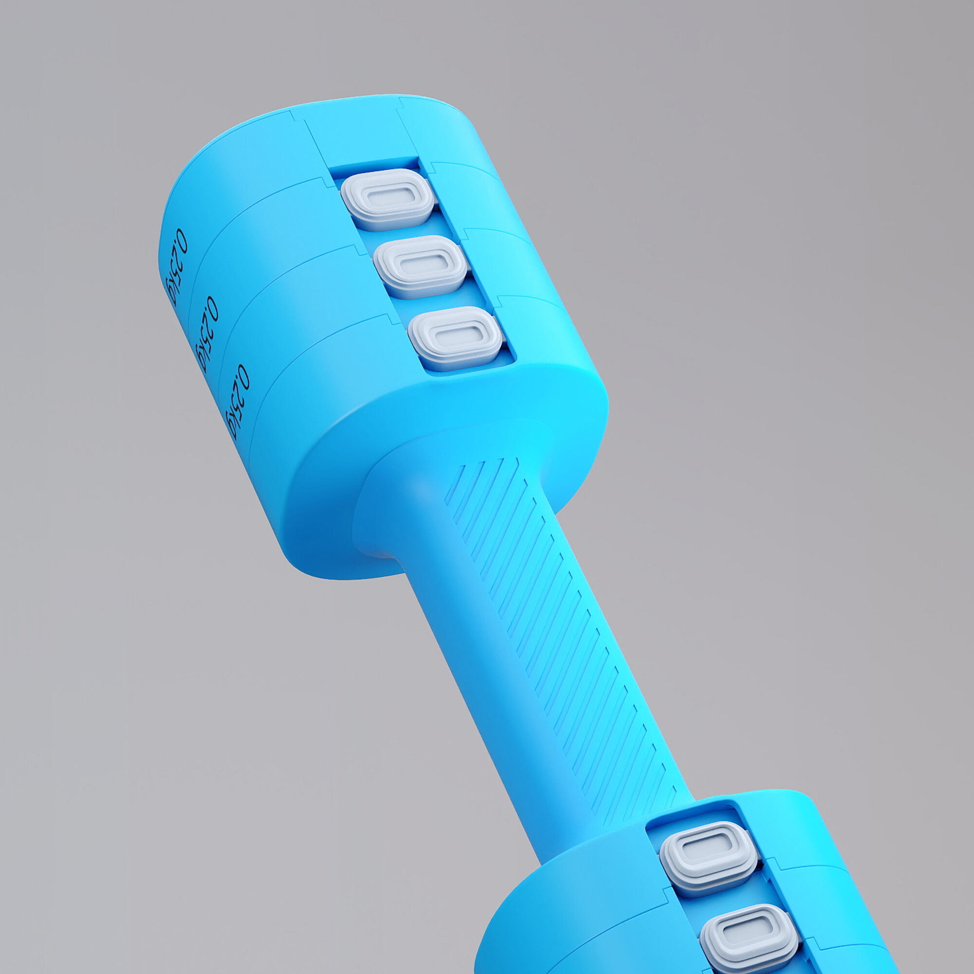 Halteres ajustáveis 26,6x7,5x7,5 cm azul SPORTNOW 5/5