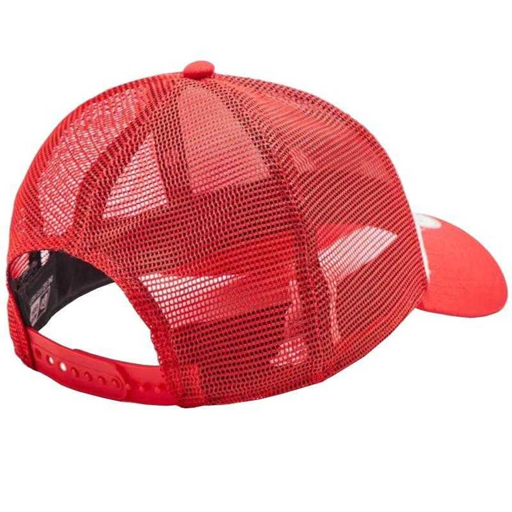 Casquette Trucker Motif/style Chicago Bulls Homme (Blanc / Rouge) 2/2