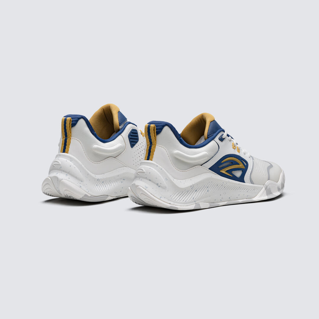 Calzado de Esgrima Adulto – Azza Fencing 15/14 Macaw Blanco / Azul / Oro 6/8
