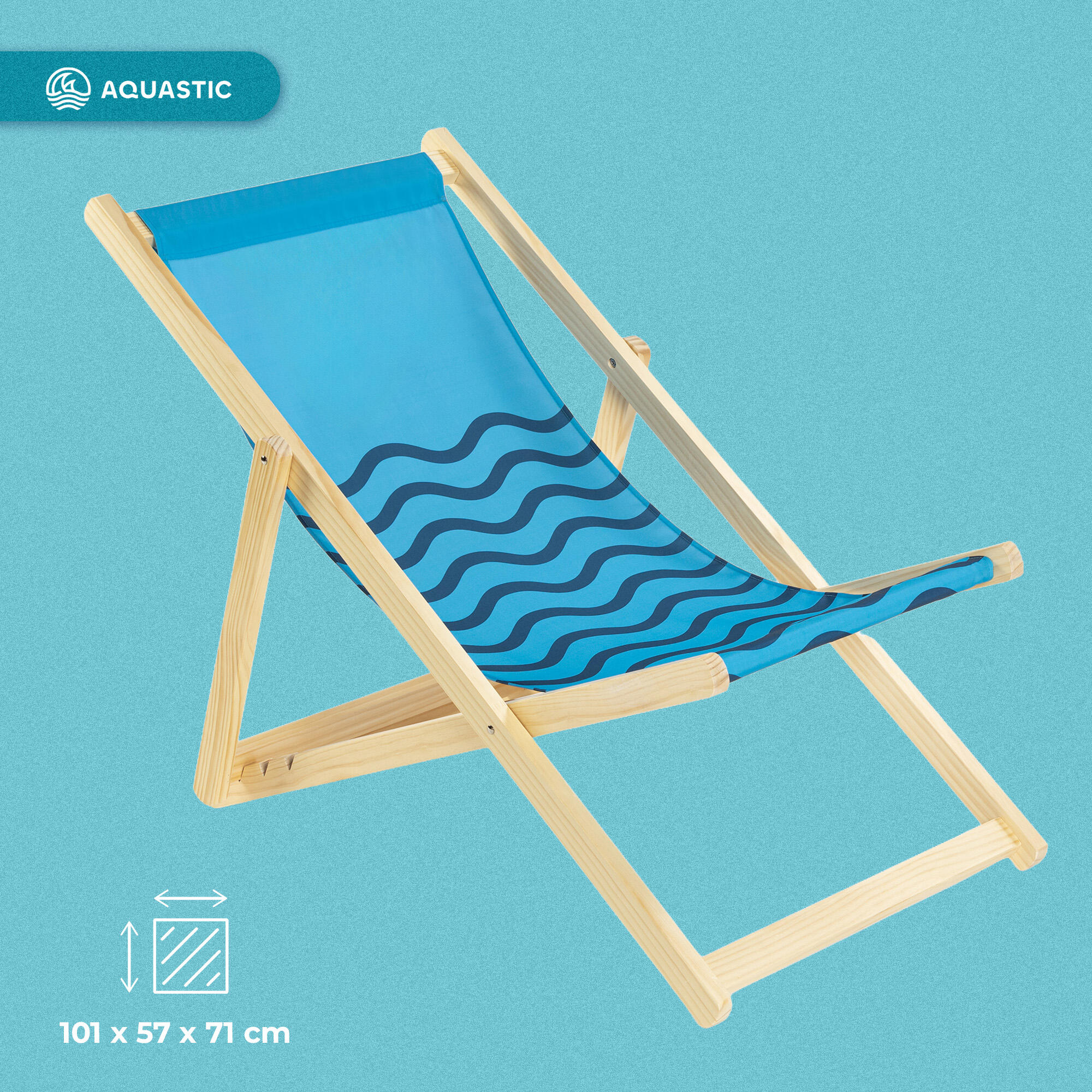 AQUASTIC Sunlito transat de plage 2/7