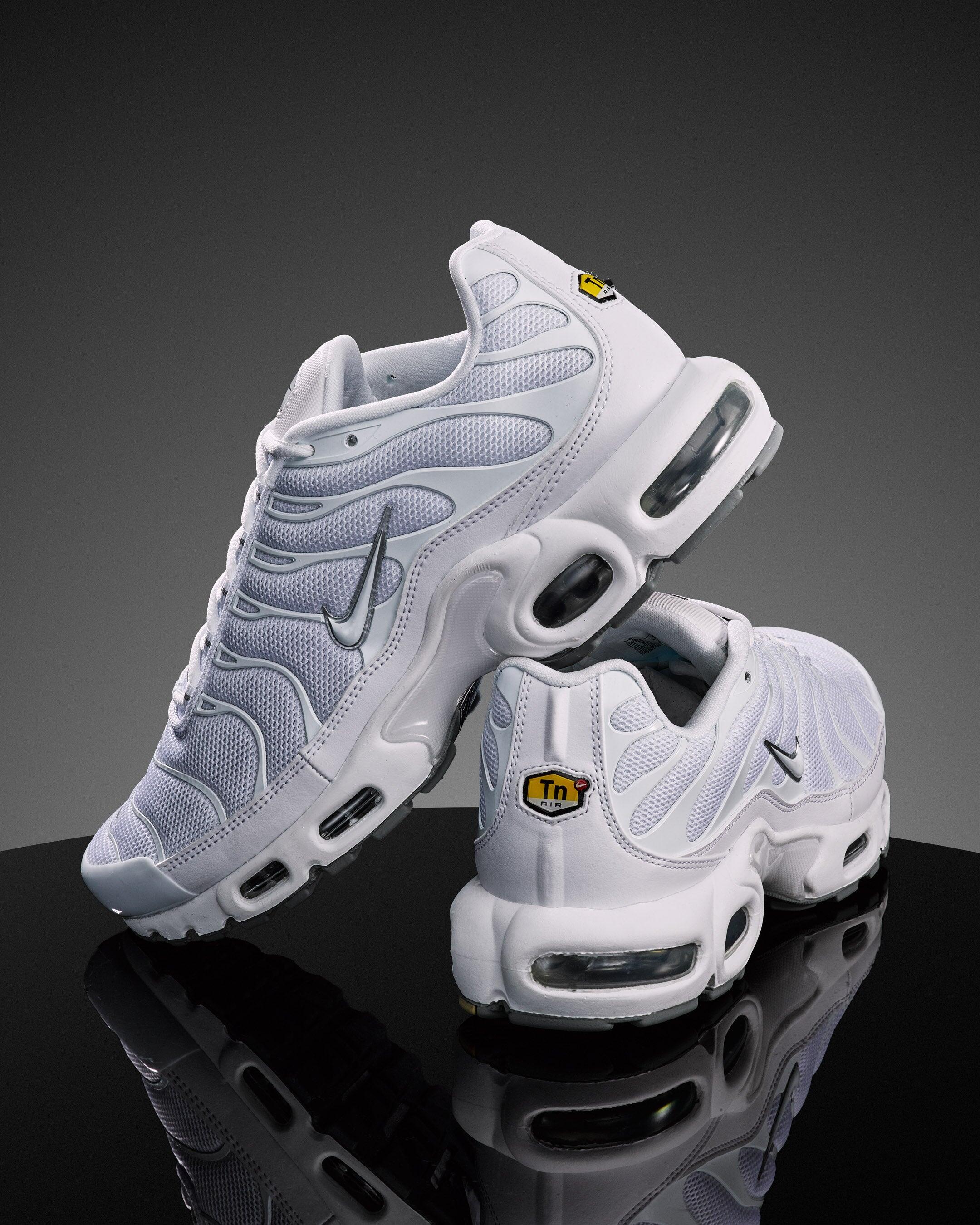 Schoenen - hardlopen - unisex - air max plus - wit/zwart 7/7