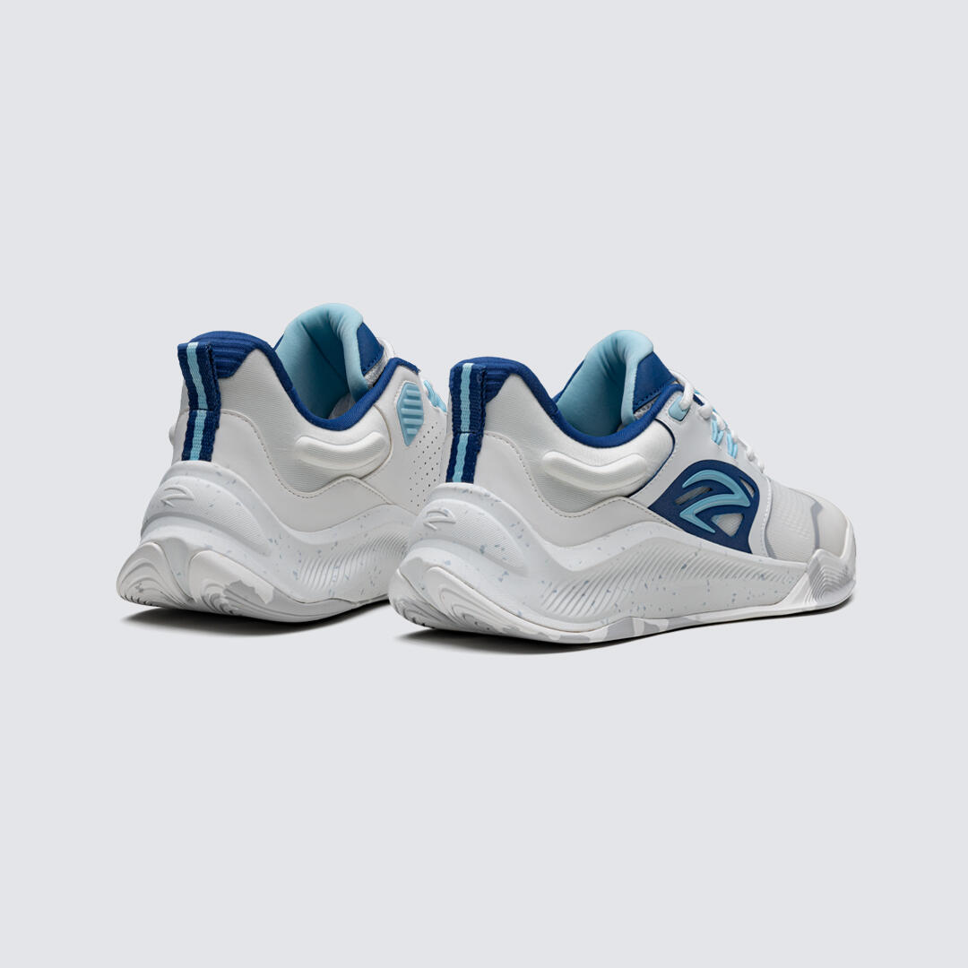 Azza Fencing 15/14 Wave Ténis de Esgrima Adulto branco/azul/turquesa 3/8