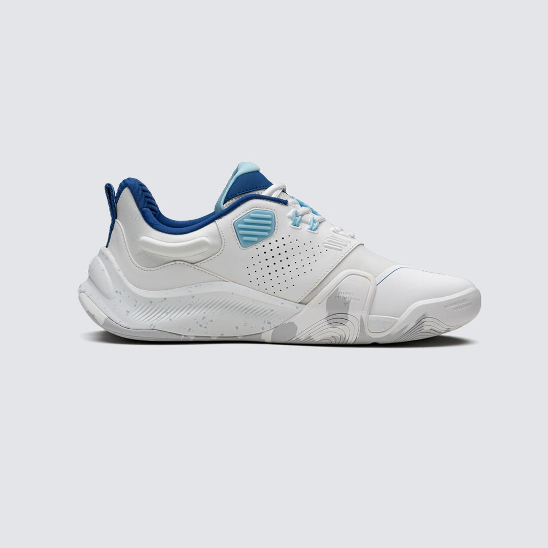 Azza Fencing 15/14 Wave Ténis de Esgrima Adulto branco/azul/turquesa 2/8