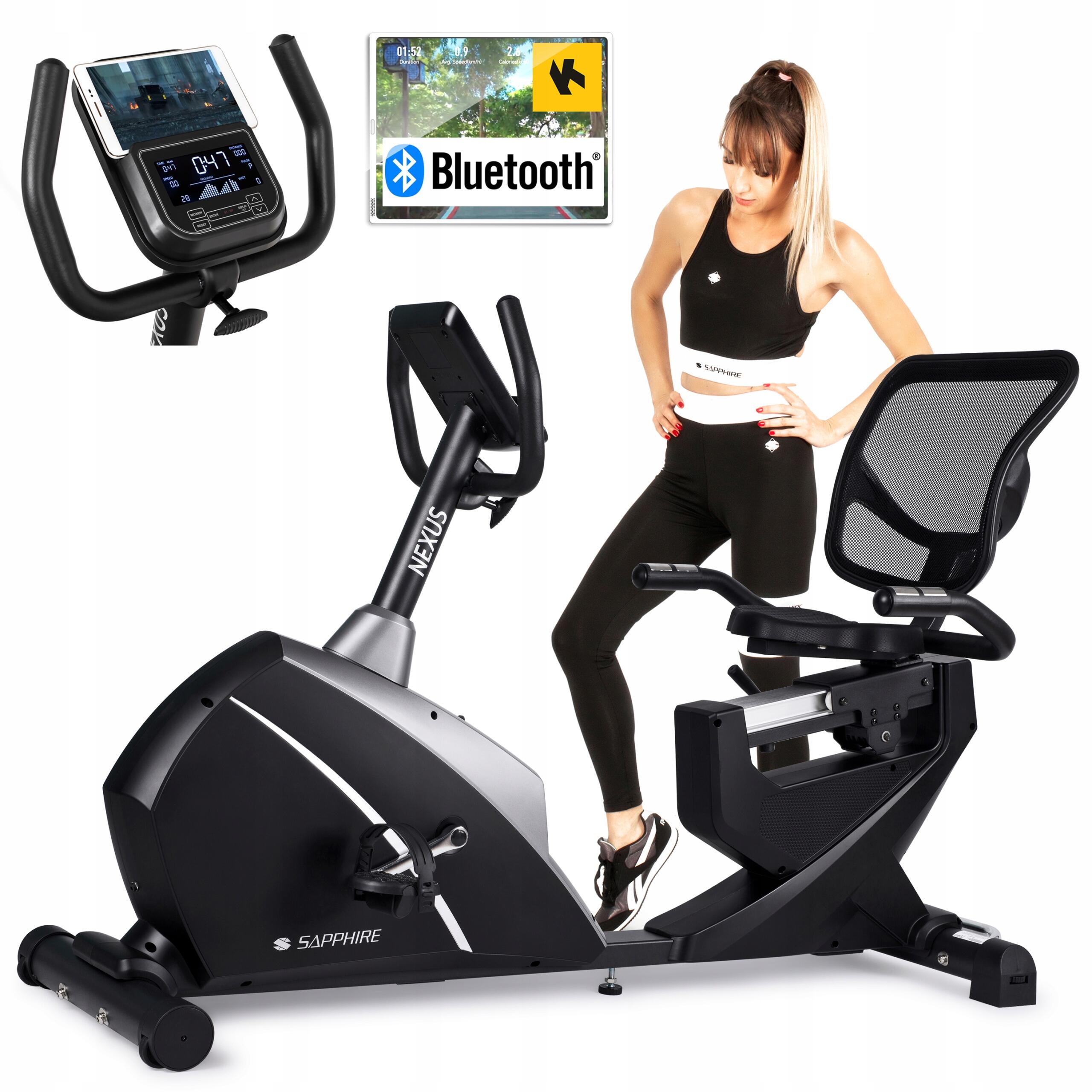 Rower elektromagnetyczny Sapphire SG-8050RB Nexus poziomy Bluetooth Aplikacje 1/7