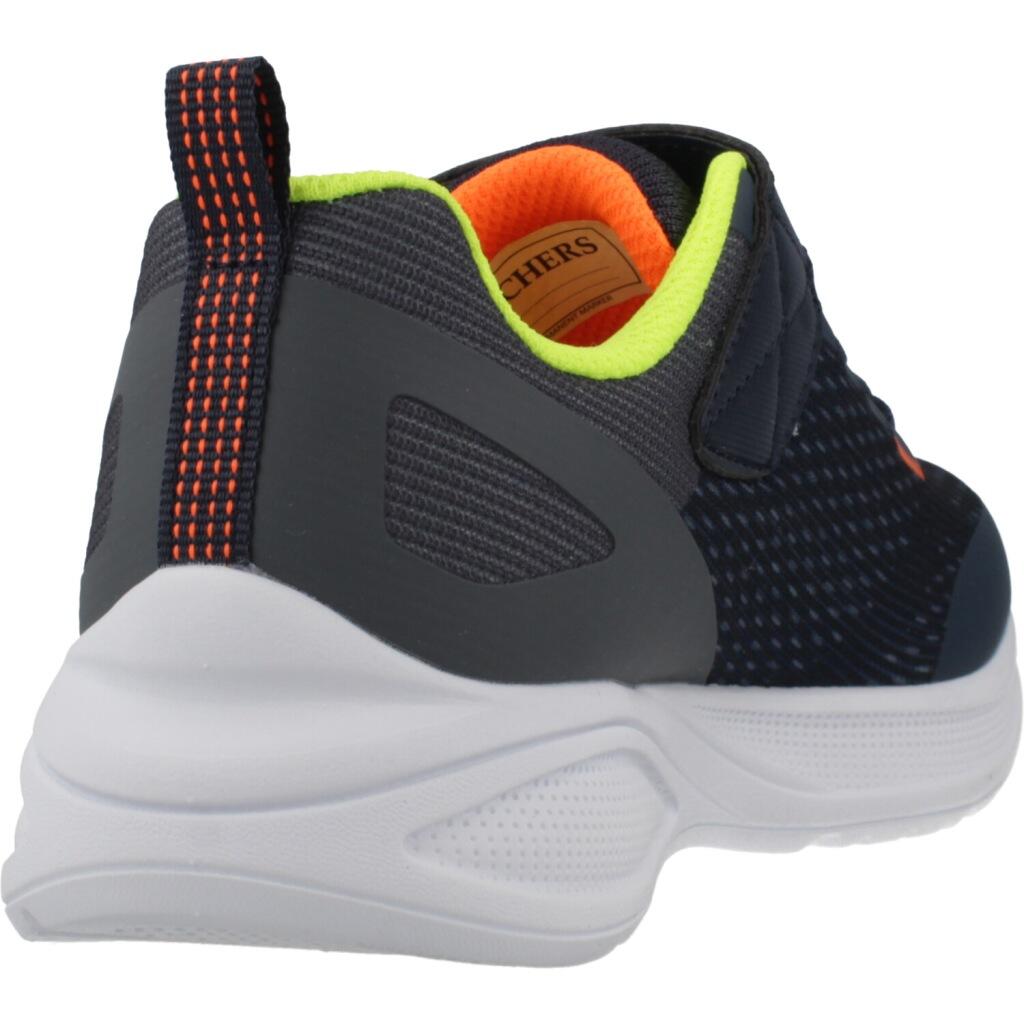 Calçado Skechers Microspec Max Advance-squad-p, Azul, Crianças 3/5
