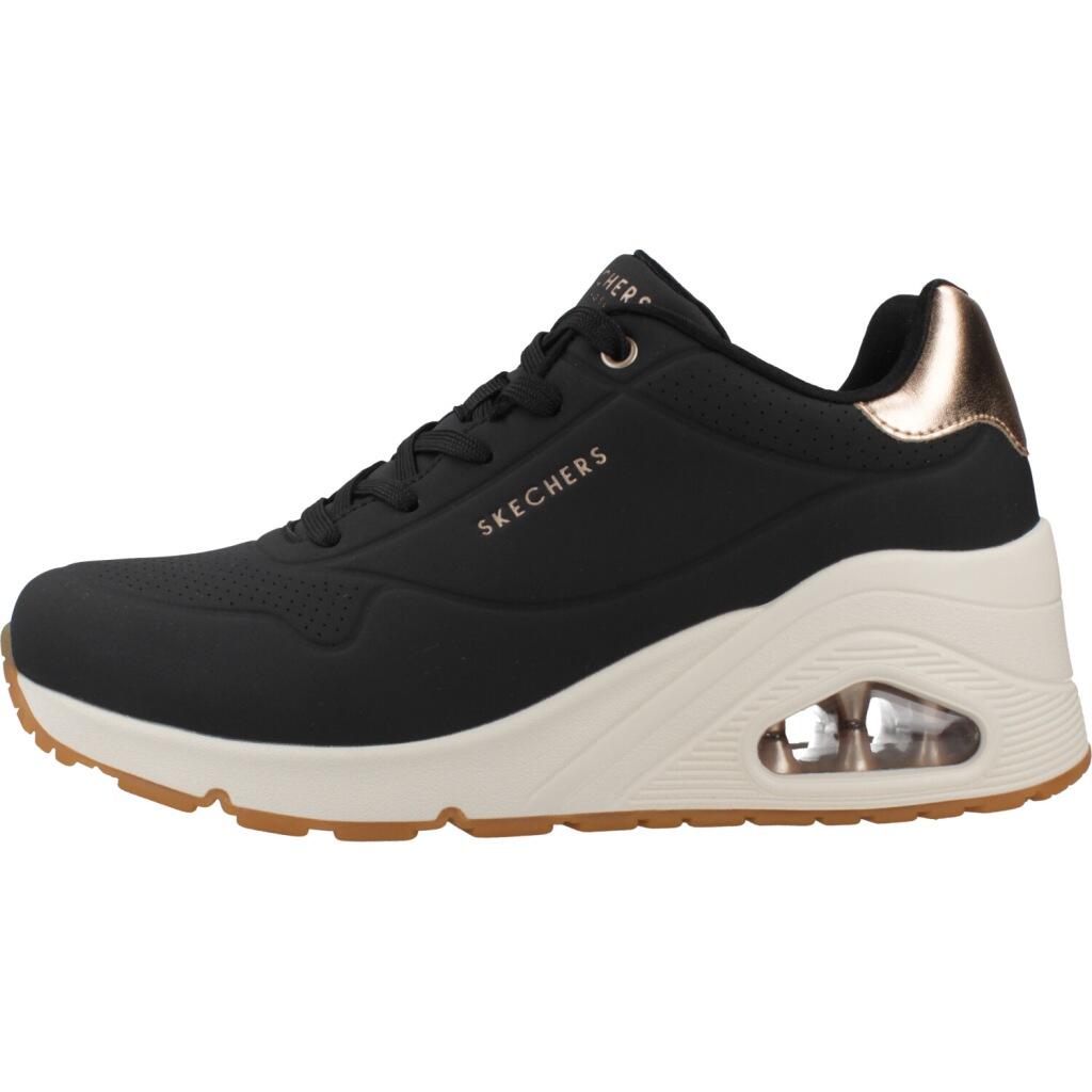 Buty SKECHERS UNO WEDGE - HI STEPS Czarny 2/6