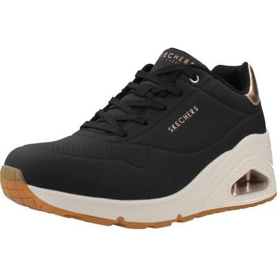 Sneakers skechers model uno wedge - hi steps kleur zwart