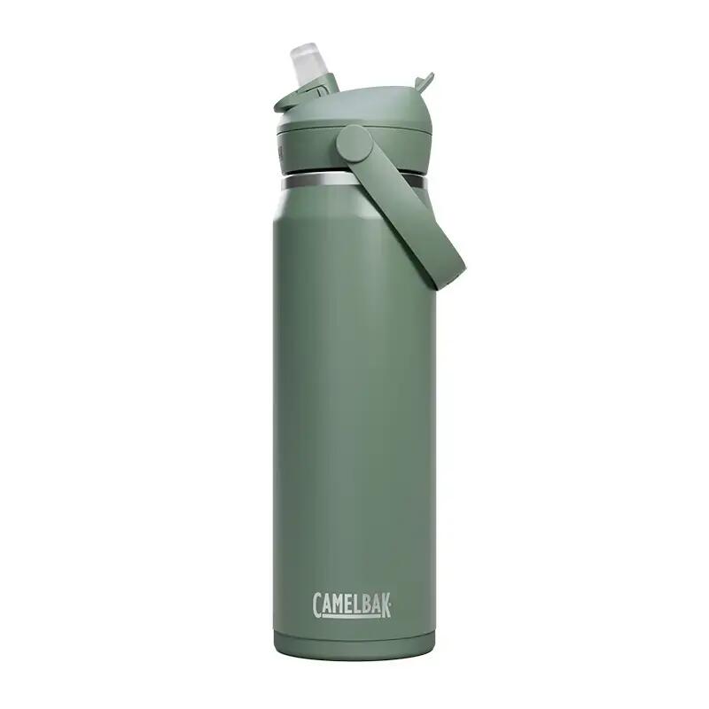 Thrive Flip Straw Stainless Steel Water Bottle