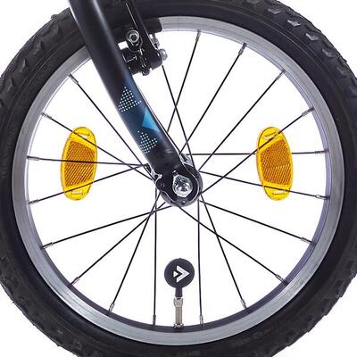 Alpina voorwiel hlq-10a-1 16 zwart zwarte spaken