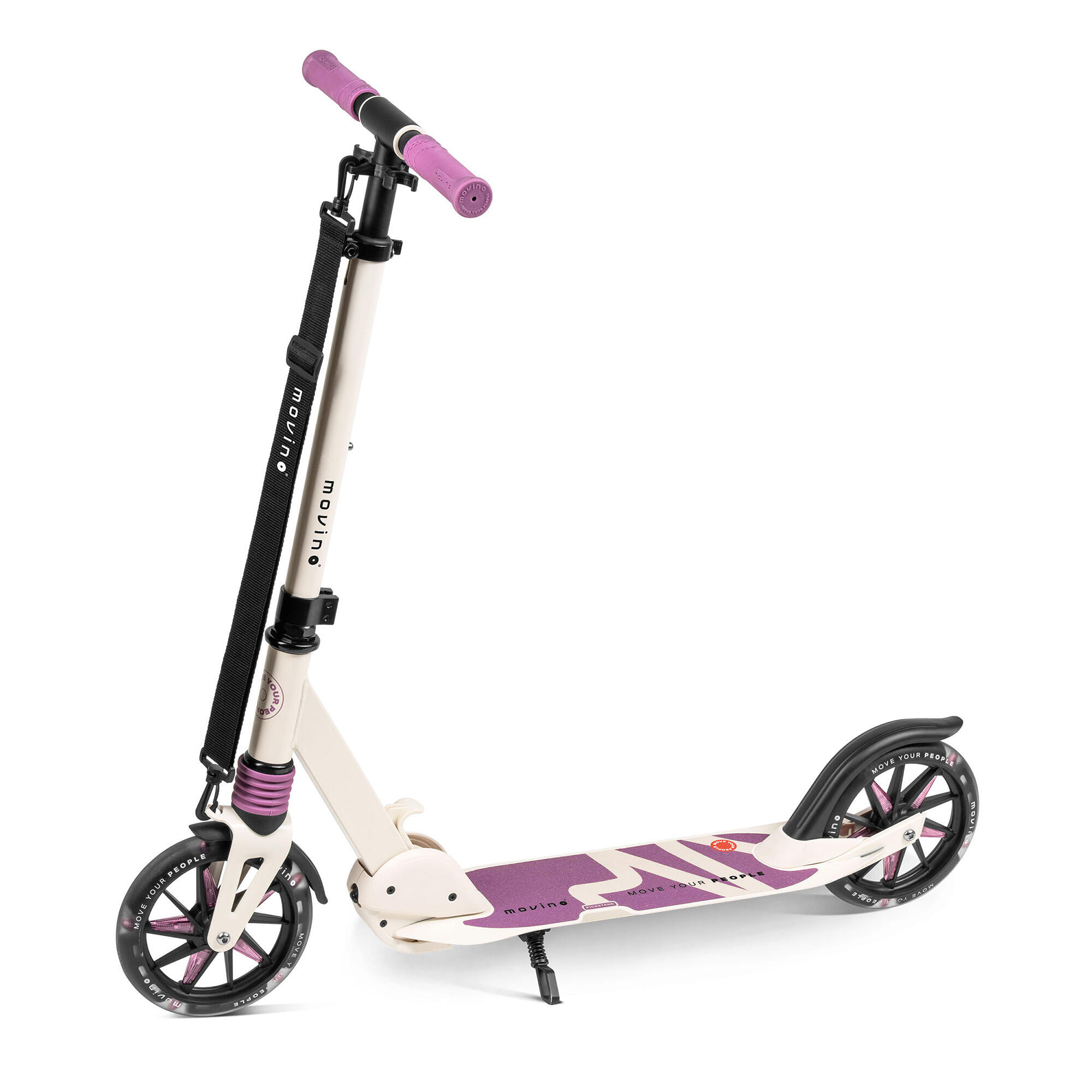 Patinete plegable para niños, ruedas LED, manillar ajustable Movino City Light 6/8