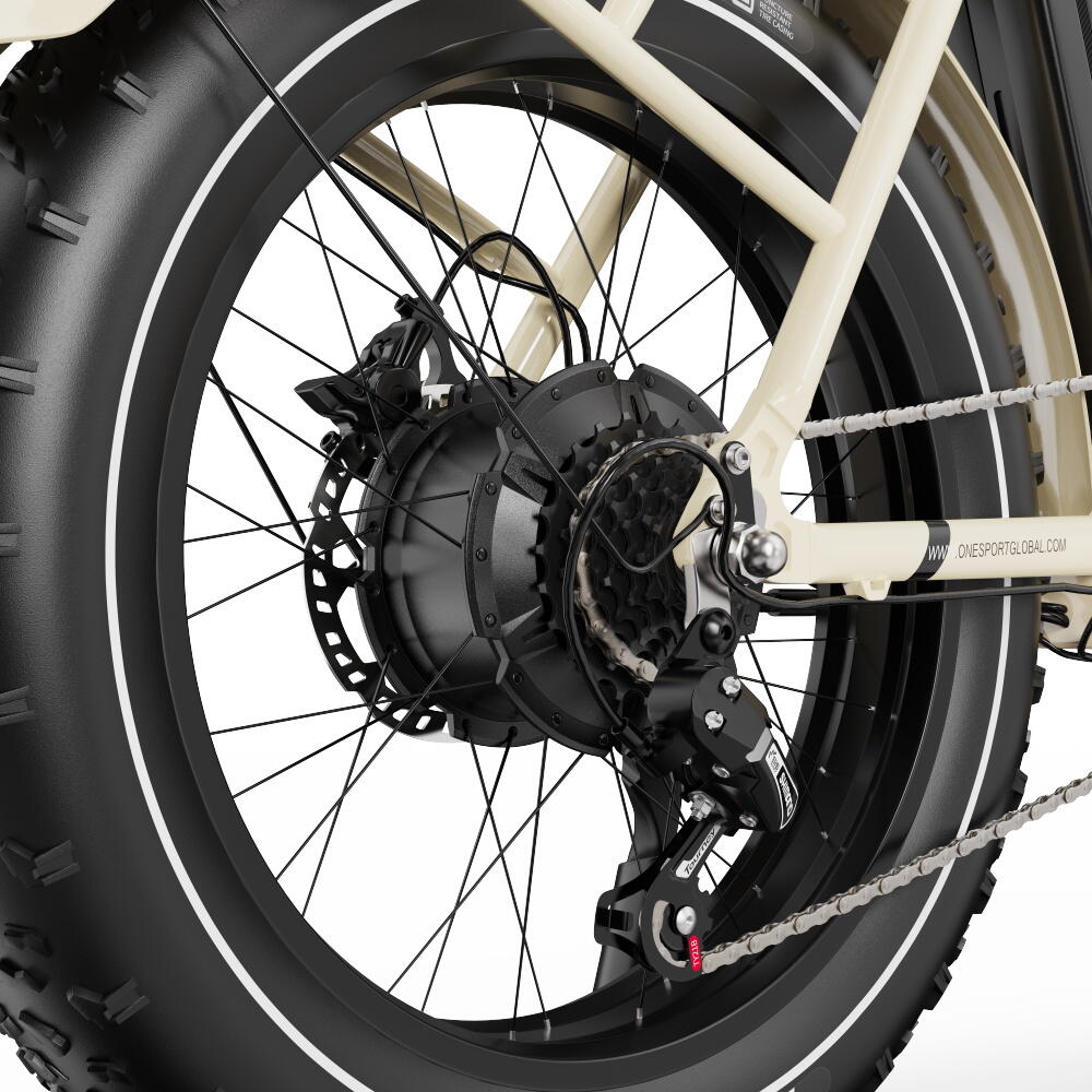 OT16 MAX Bicicleta Elétrica 250W 48V 18Ah 120km Travões Hidráulicos 6/7