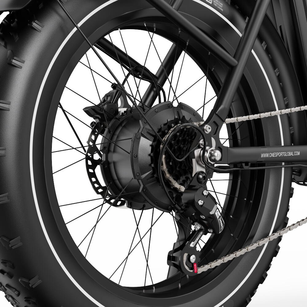OT16 MAX Bicicleta Eléctrica 250W 48V 18Ah 120km Frenos Hidráulicos 6/7