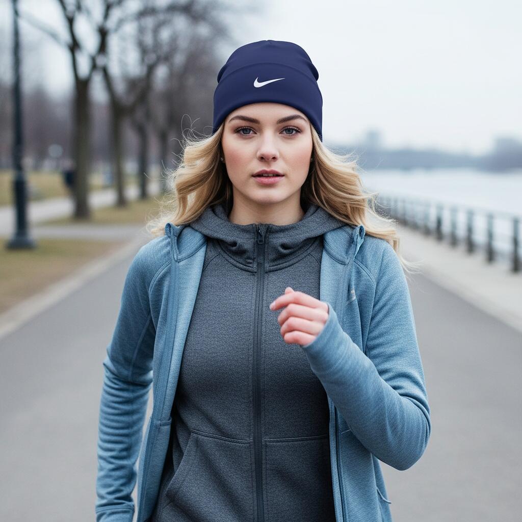 Gorro Peak DriFIT (Azul Marinho) 3/4