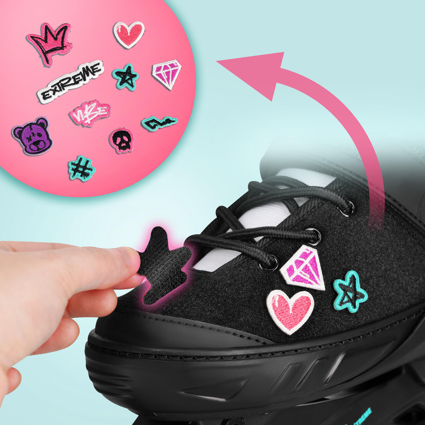 Kinder-Inlineskates Vibe Nils Extreme NA2053A 3/7