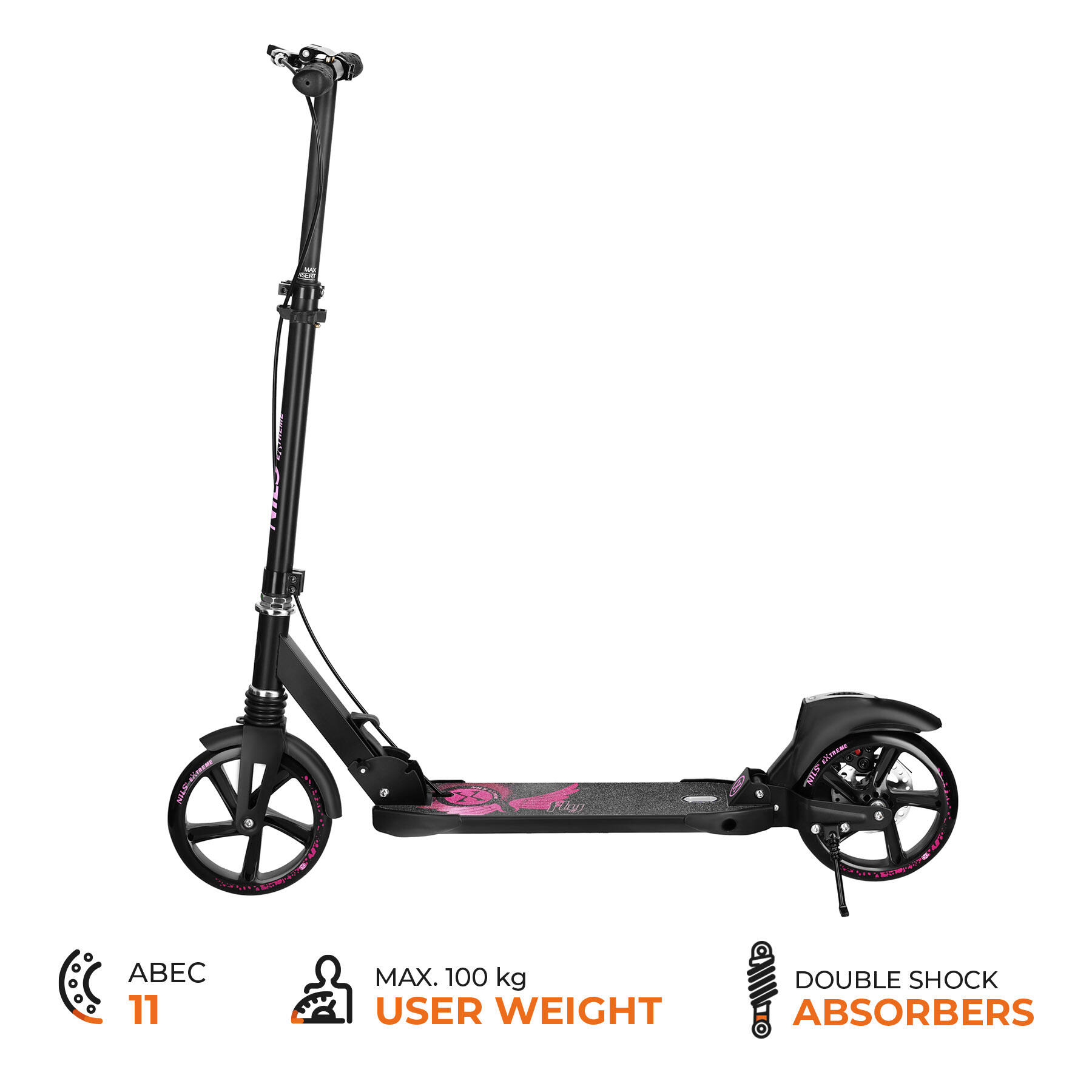 Trottinette classique urbaine Fly HM800 Nils Extreme 4/7