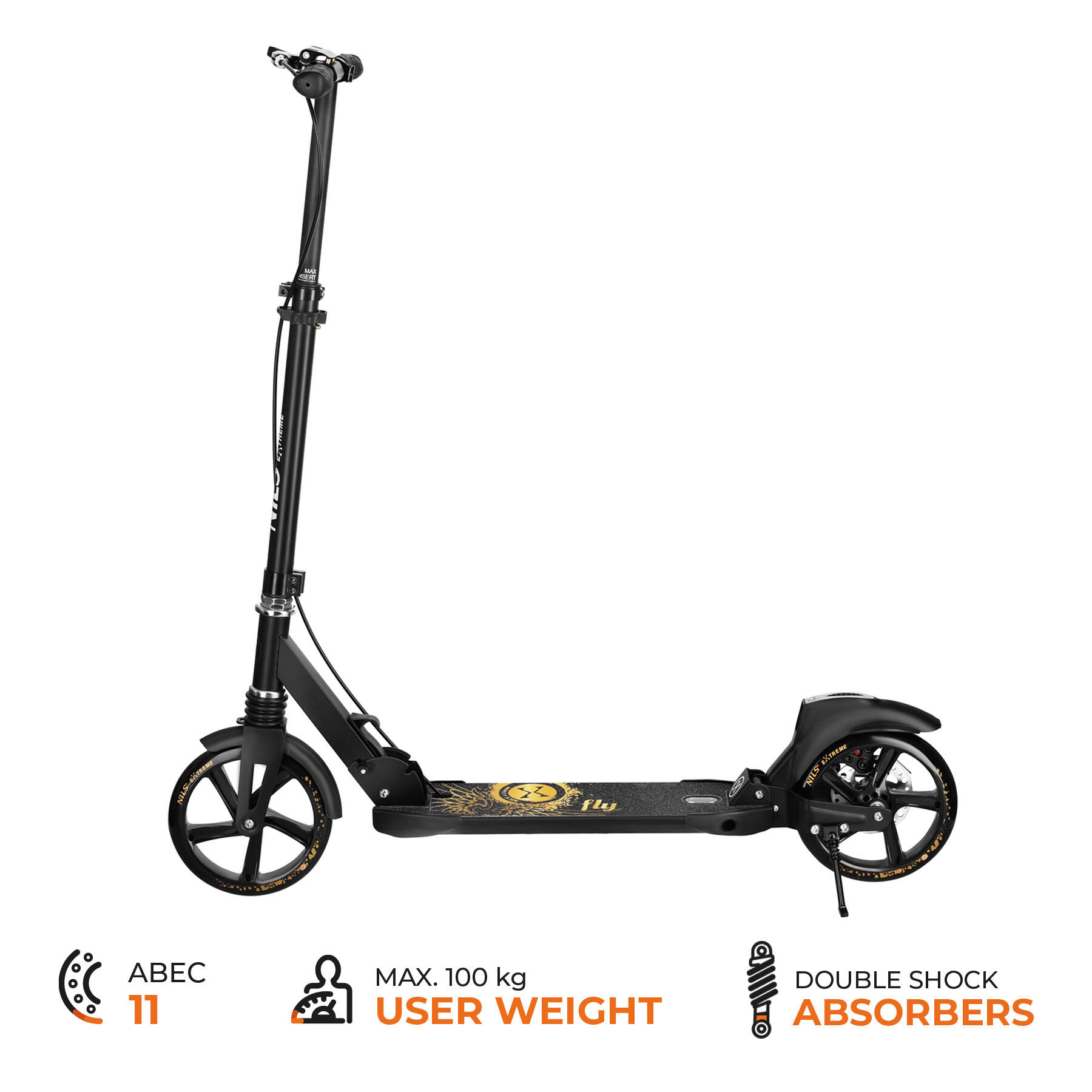 Trottinette classique urbaine Fly HM800 Nils Extreme 4/7