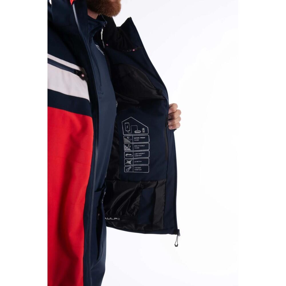 AULP Veste de ski SHANE - FLAME RED 7/7
