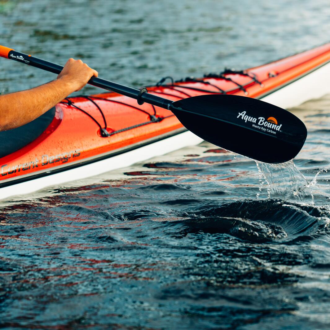 Wiosło kajakowe Aqua Bound Mantaray Carbon 2częściowe 6/7
