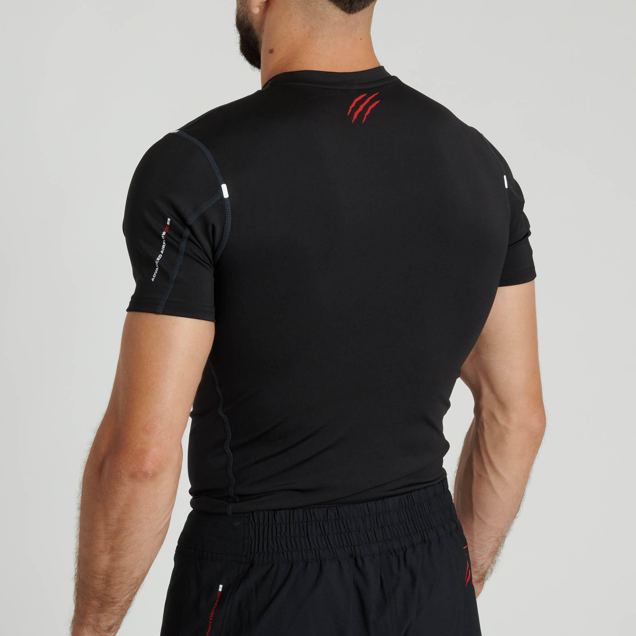 Rashguard manga corta PRIMAL INSTINCT negro/L 3/5
