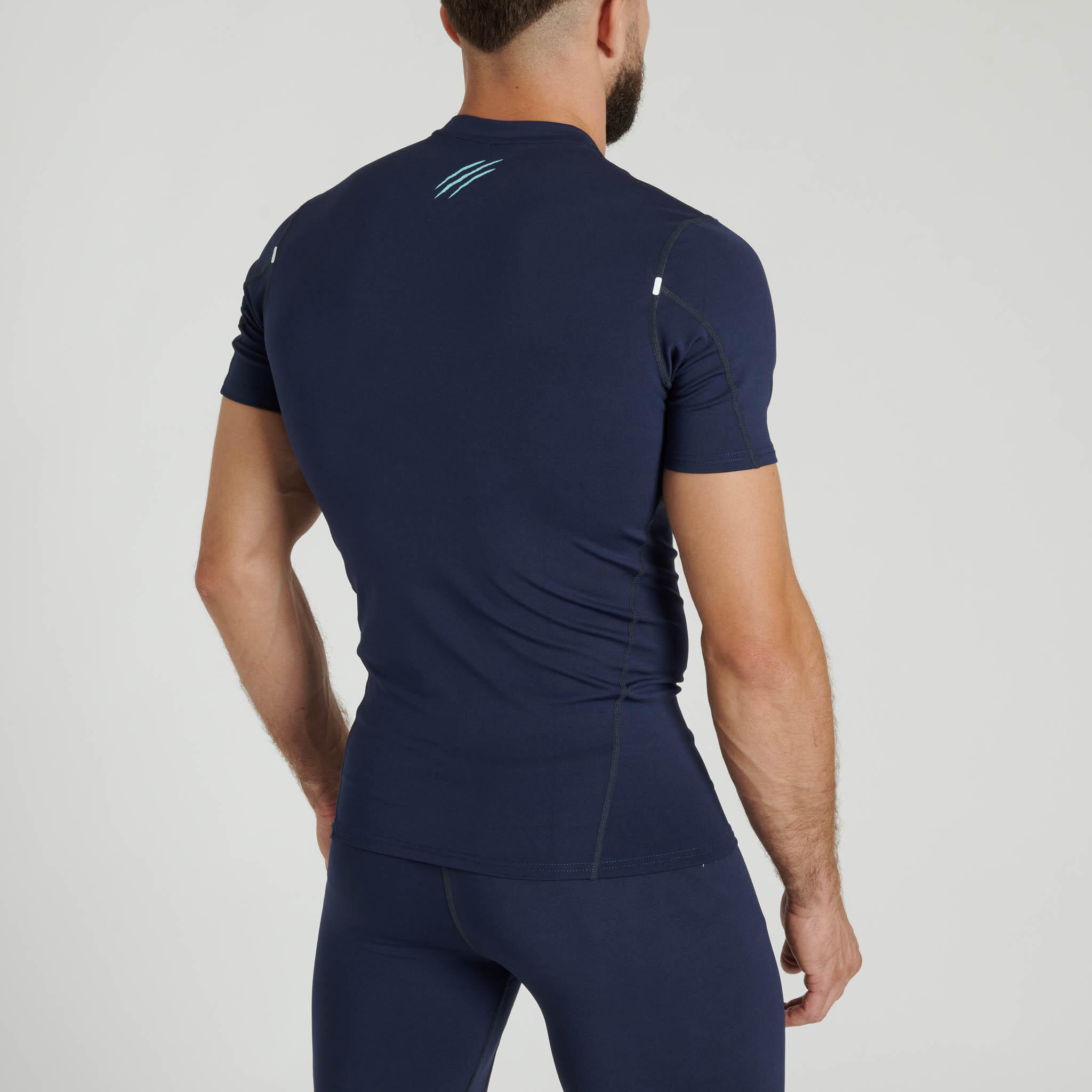 Rashguard manga corta PRIMAL INSTINCT azul/XL 2/3