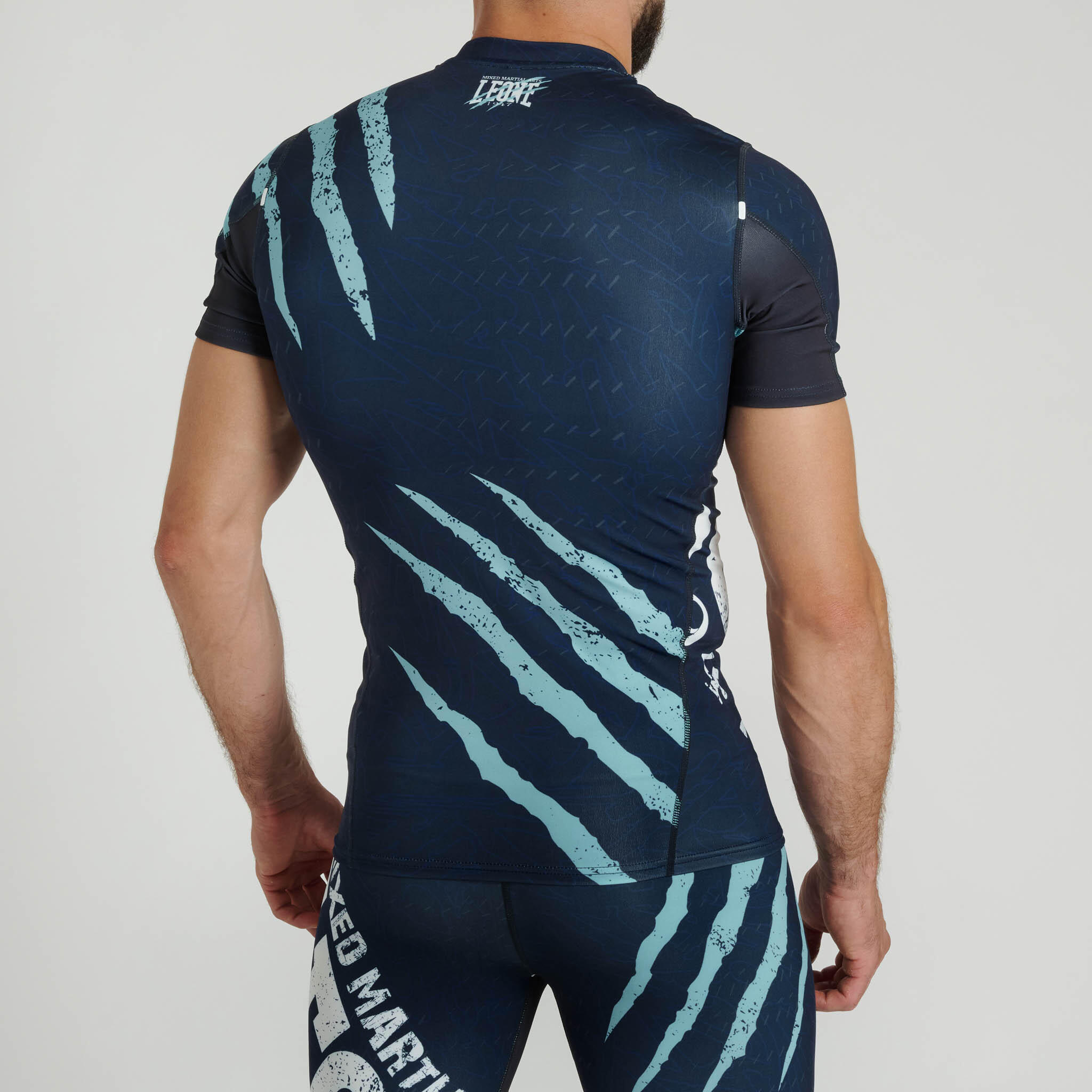 Rashguard manga corta PRIMAL INSTINCT BOLD azul/M 2/3