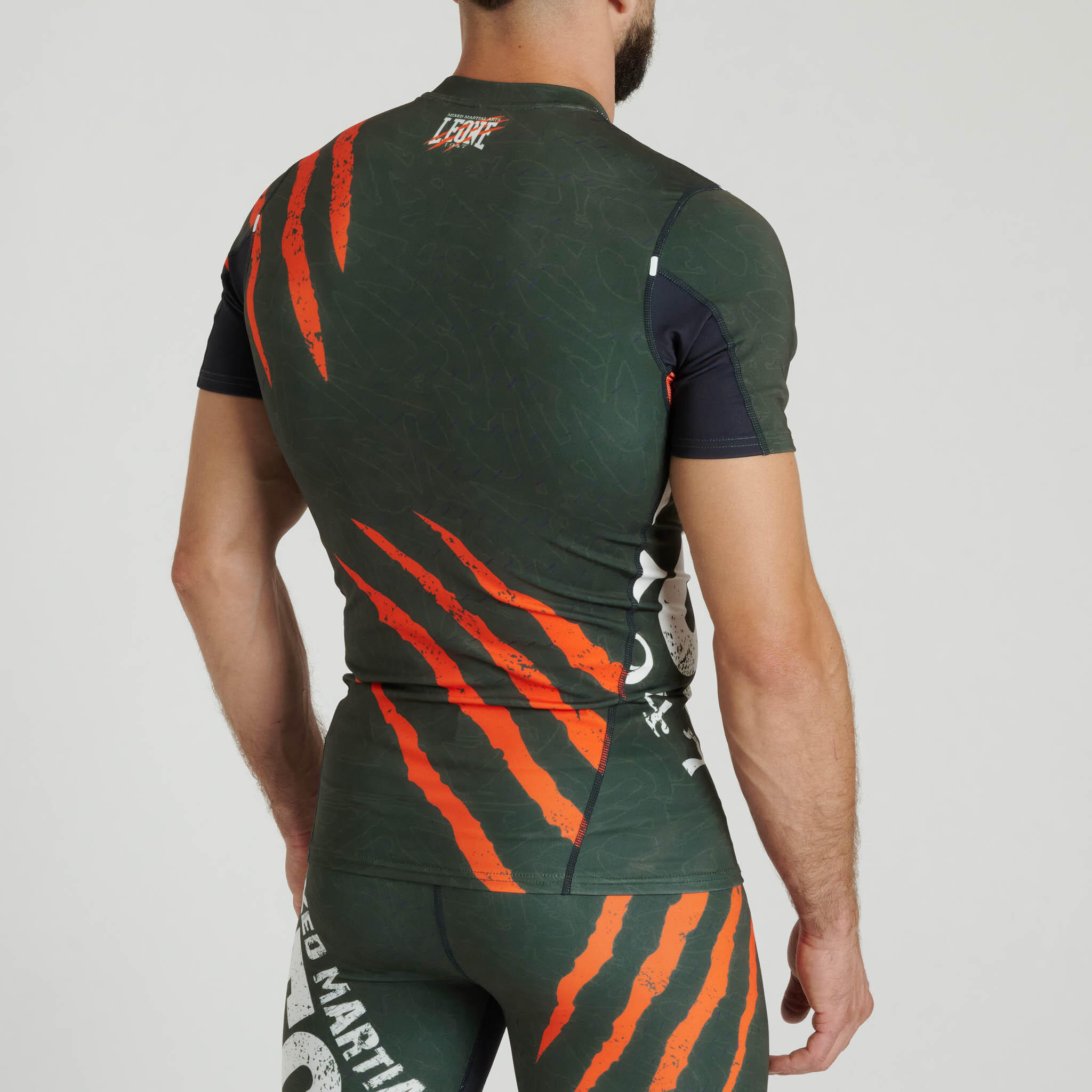 Rashguard manga corta PRIMAL INSTINCT BOLD verde/S 2/3